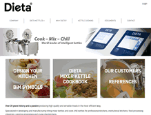 Tablet Screenshot of dietatec.com